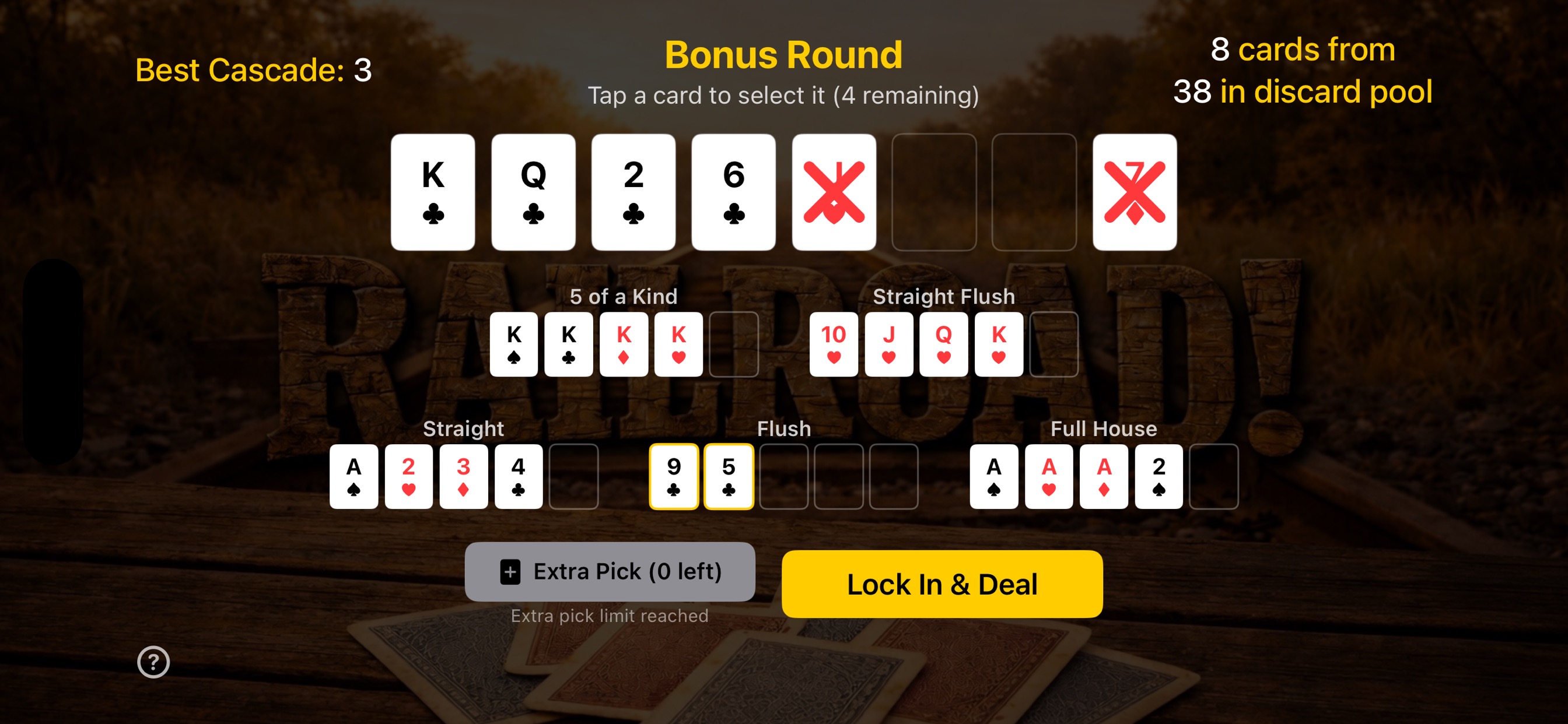 Railroad! Solitaire — Caboose Bonus round